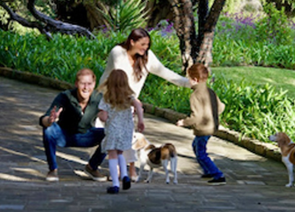 Meghan Markle, Prince Archie, Princess Lilibet and Prince Harry