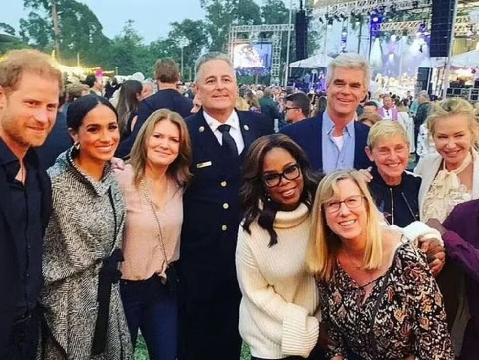 Meghan Markle, Prince Harry, Oprah Winfrey, Ellen DeGeneres