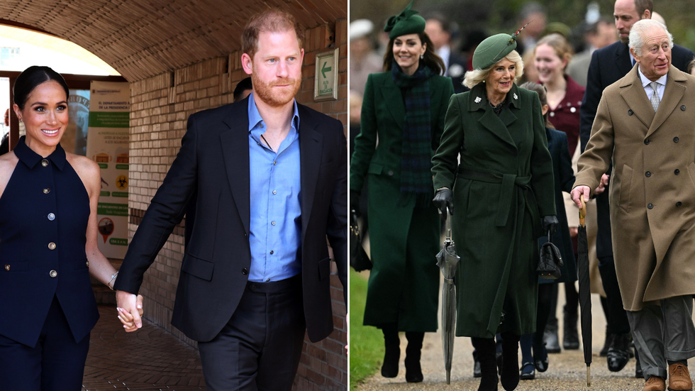 Meghan Markle, Prince Harry, Princess Kate and King Charles