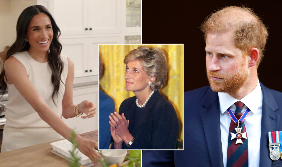 Meghan Markle, Princess Diana and Prince Harry