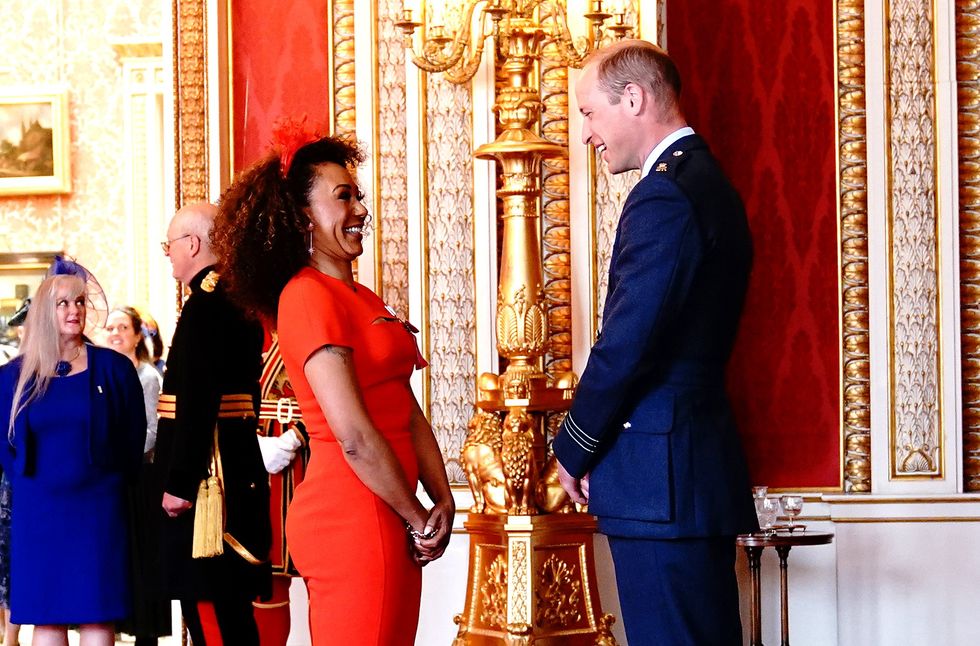 Mel B and Prince William