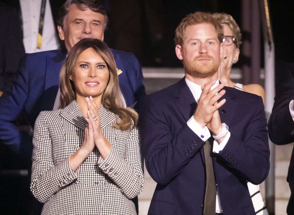 Melania Trump and Prince Harry