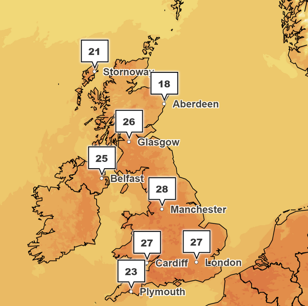 UK weather forecast: Met Office issues new warning as scorching heat ...