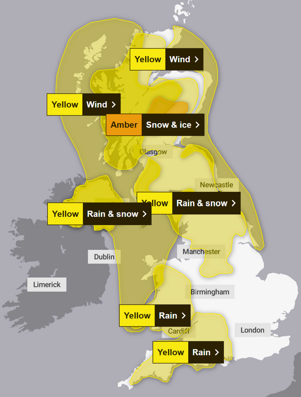 Met Office map