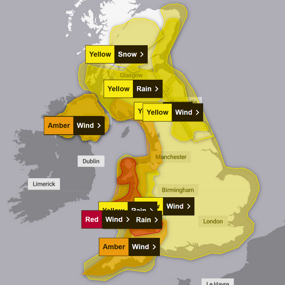 Met Office map