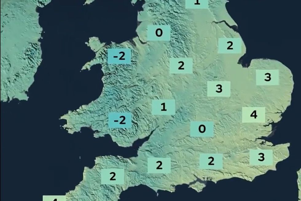 UK weather Met Office issues snow warning in west England after