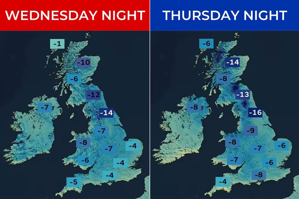 Met Office temperature maps