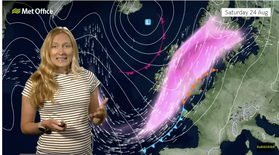 Met Office\u2019s Annie Shuttleworth describes how the jet stream will drive the weather