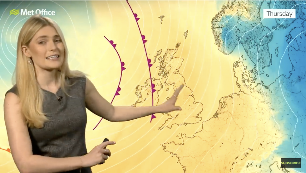 Met Office\u2019s Kathryn Chalk describes milder weather incoming