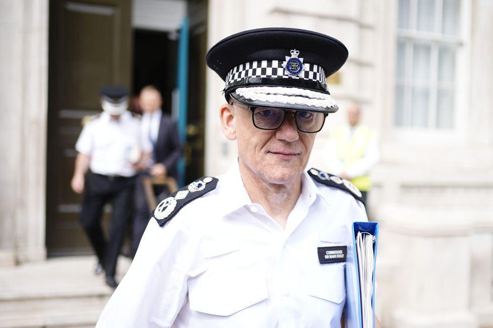 Metropolitan Police Commissioner Sir Mark Rowley