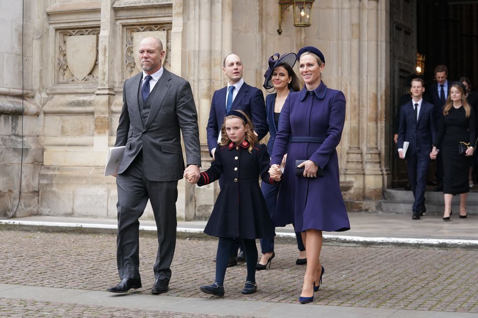 Mia Tindall, Mike Tindall, Zara Tindall