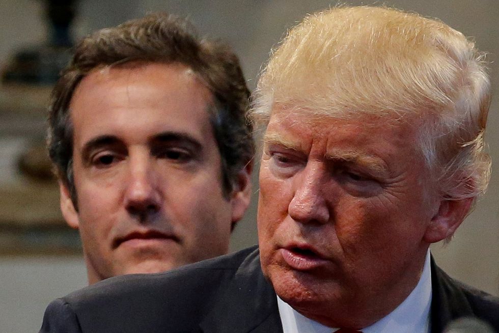 Michael Cohen and Donald Trump