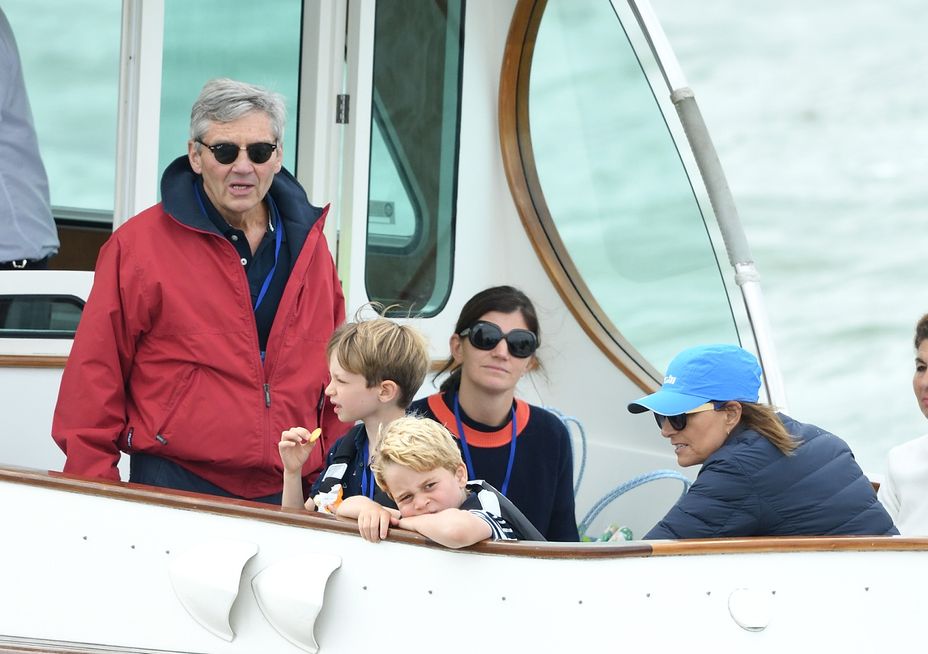 Michael Middleton, Prince George and Carole Middleton