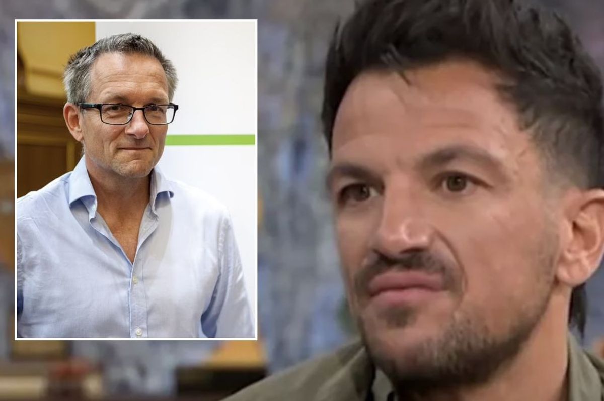Michael Mosley and Peter Andre 