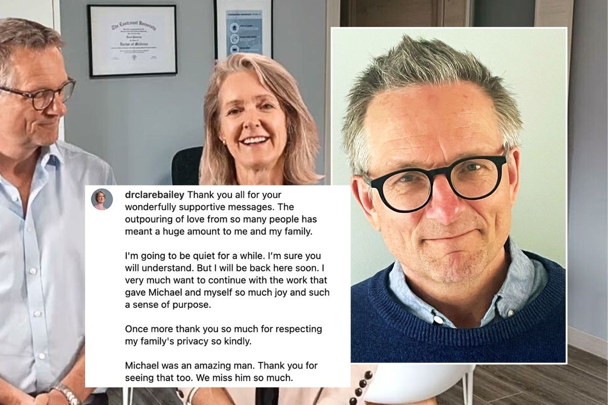 Michael Mosley's wife speaks out on grief as she makes promise to fans