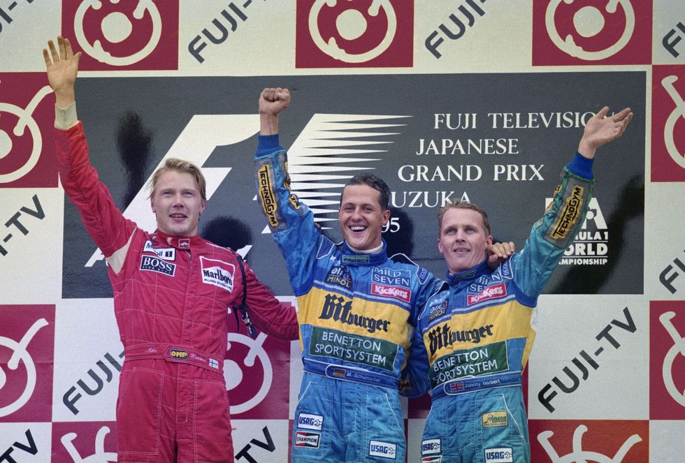 Michael Schumacher Johnny Herbert