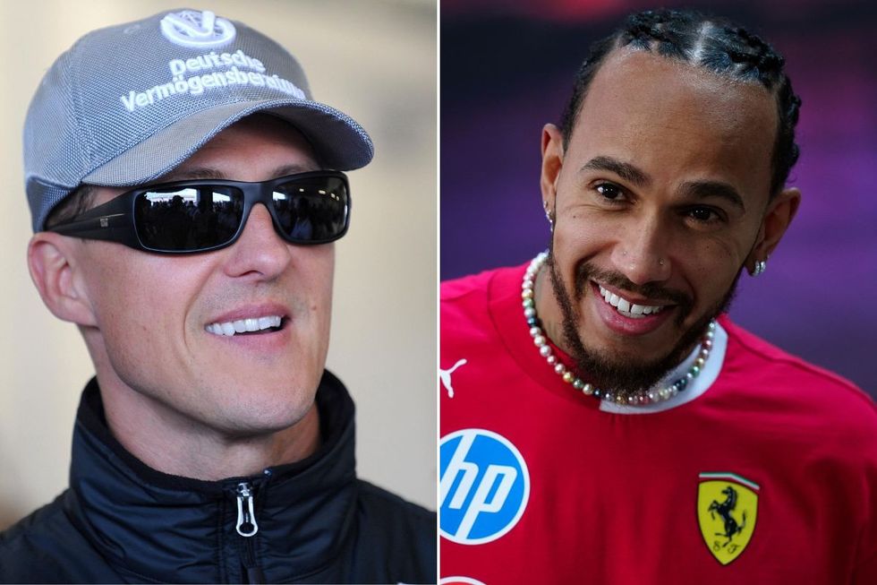 Michael Schumacher Lewis Hamilton