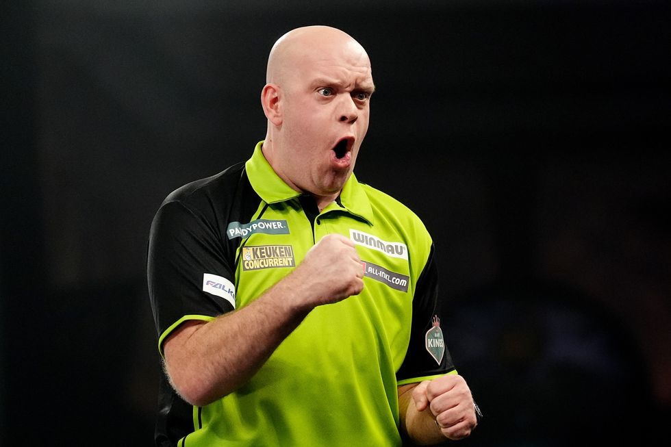 Michael van Gerwen had his jaw broken