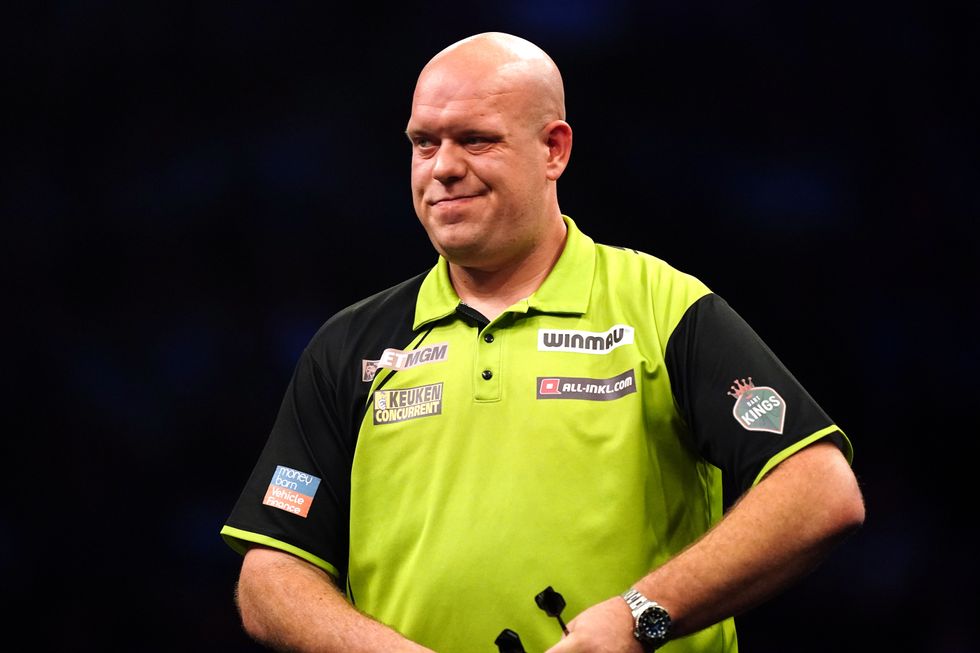 Michael van Gerwen is playing with a broken toe