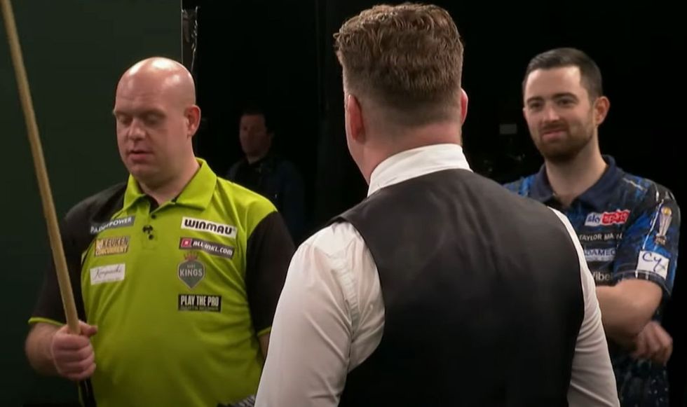 Michael van Gerwen laughed off Shaun Murphy's nine-dart claim