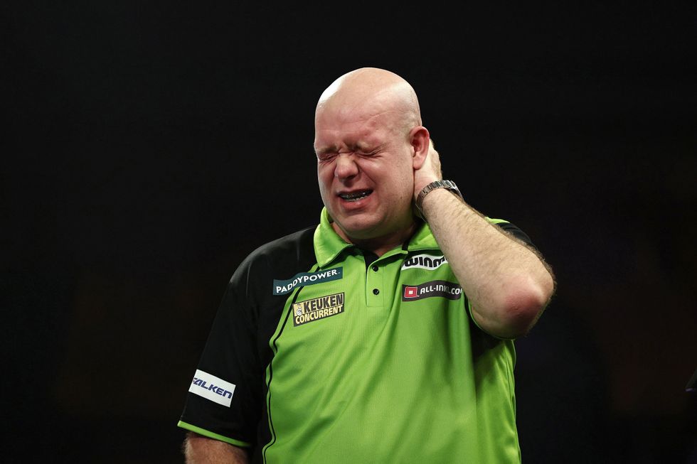 Michael van Gerwen still has a while left wearing braces