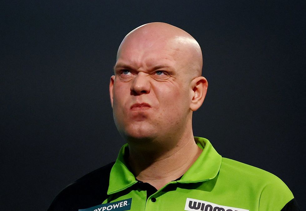 Michael van Gerwen was no match for Luke Littler