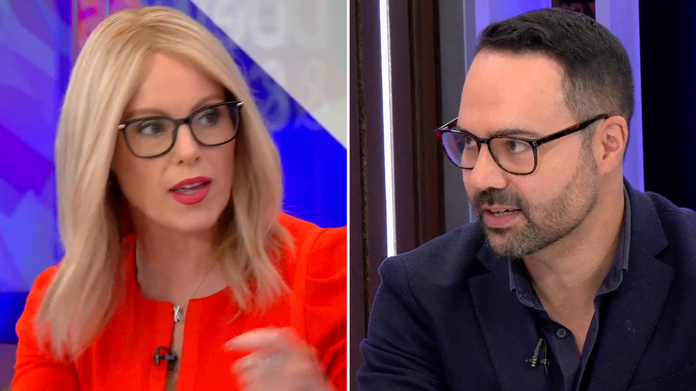 Michelle Dewberry and Aaron Bastani