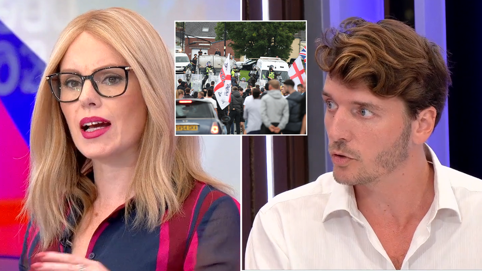 Michelle Dewberry, riots and James Schneider