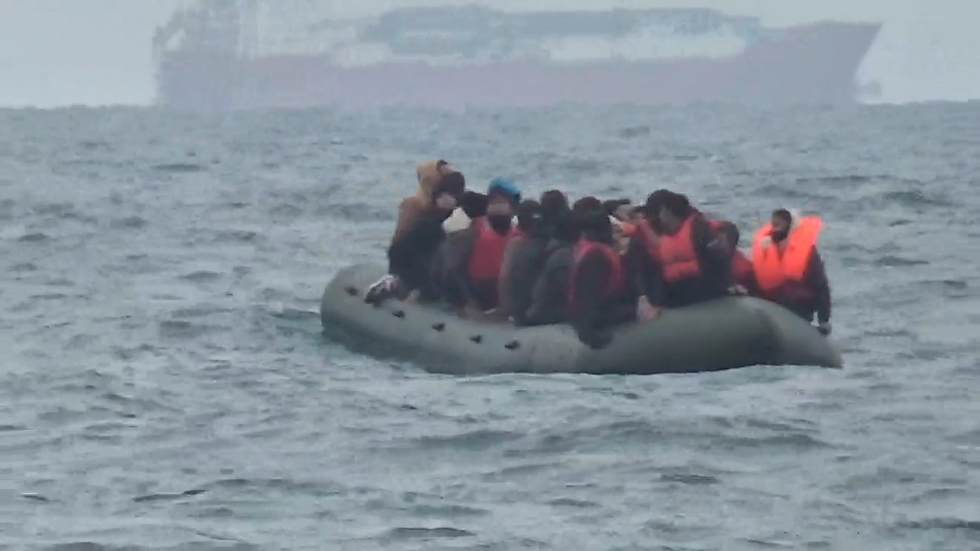 Migrants crossing Channel on Christmas Day