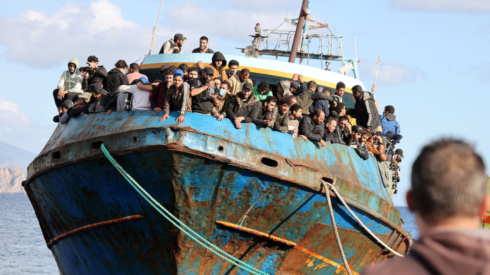 Migrants in the Mediterranean