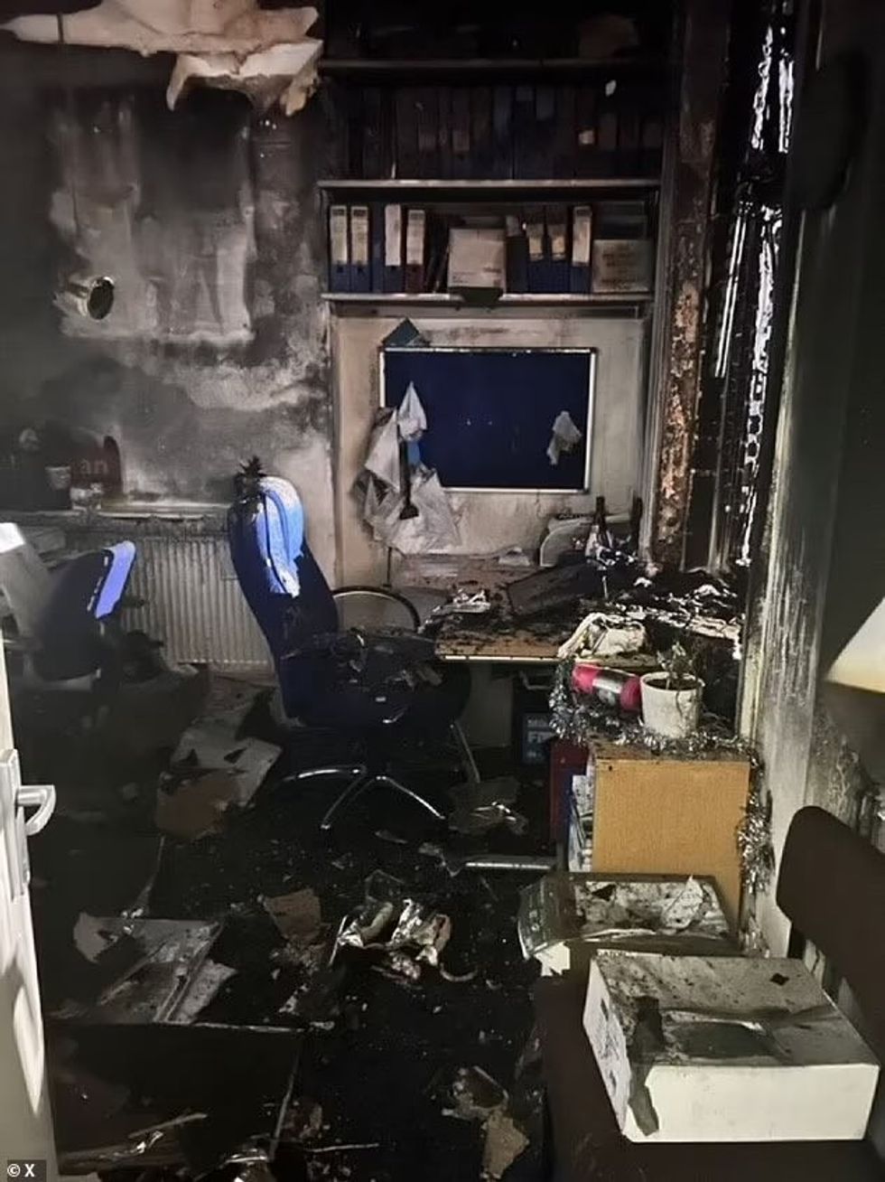 Mike Freer's constituency office was targeted in an arson attack