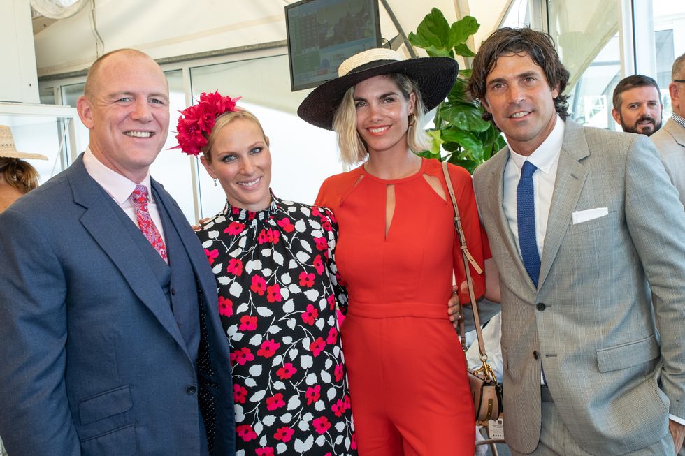 Mike Tindall, Zara Tindall, Delfina Blaquier and Nacho Figueras