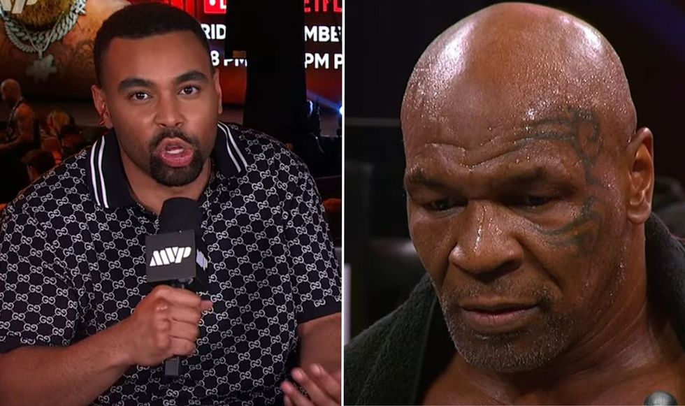 Mike Tyson's son is confident about his father's chances