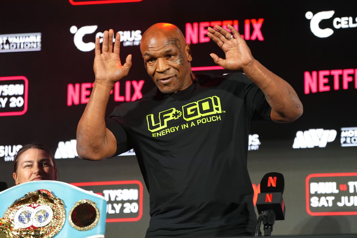 Mike Tyson says he is feeling 100 per cent