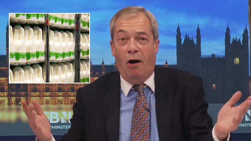 Milk, Nigel Farage