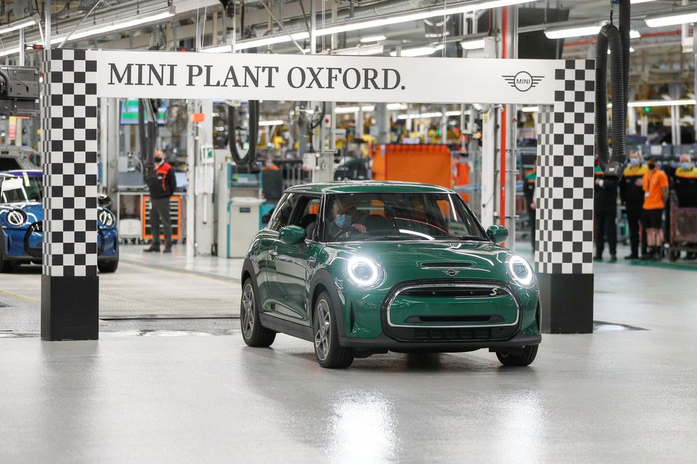 Mini electric vehicle plant in Oxford