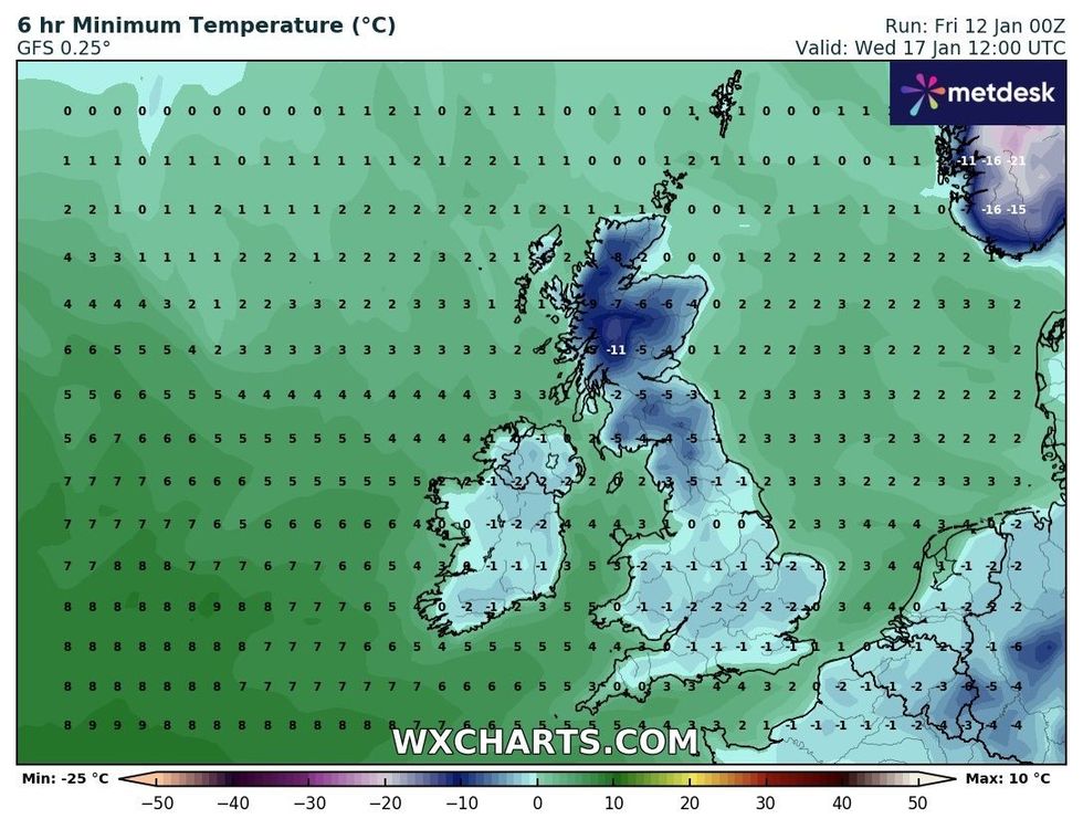 Met Office Weather forecast snow UK - Figure 2