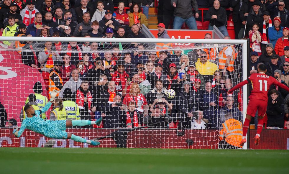 Mohamed Salah ended up giving Liverpool the lead