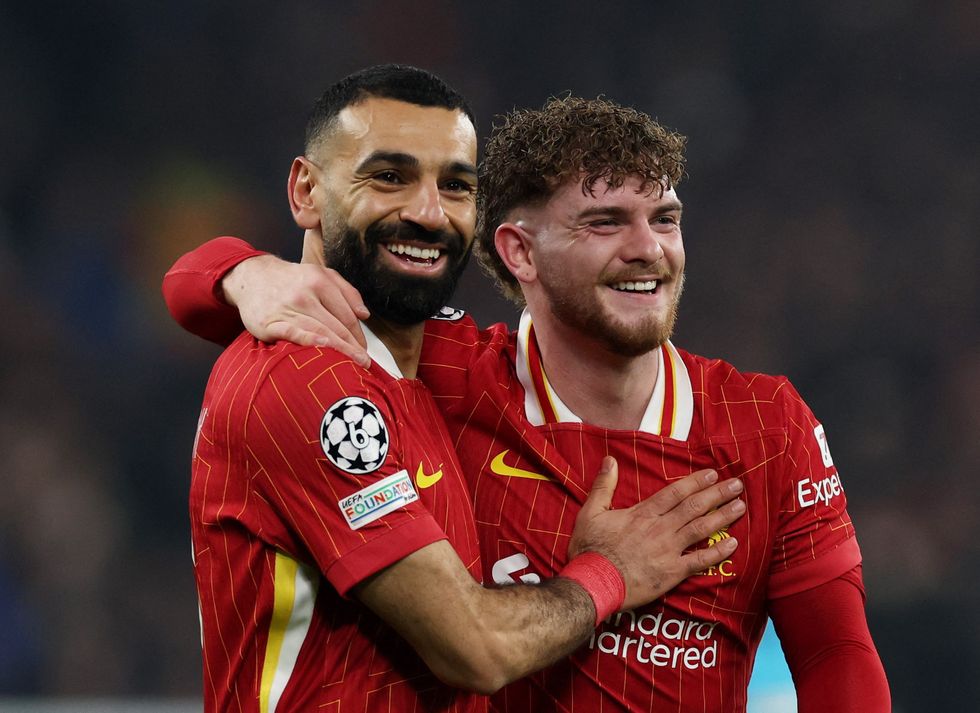 Mohamed Salah Harvey Elliott