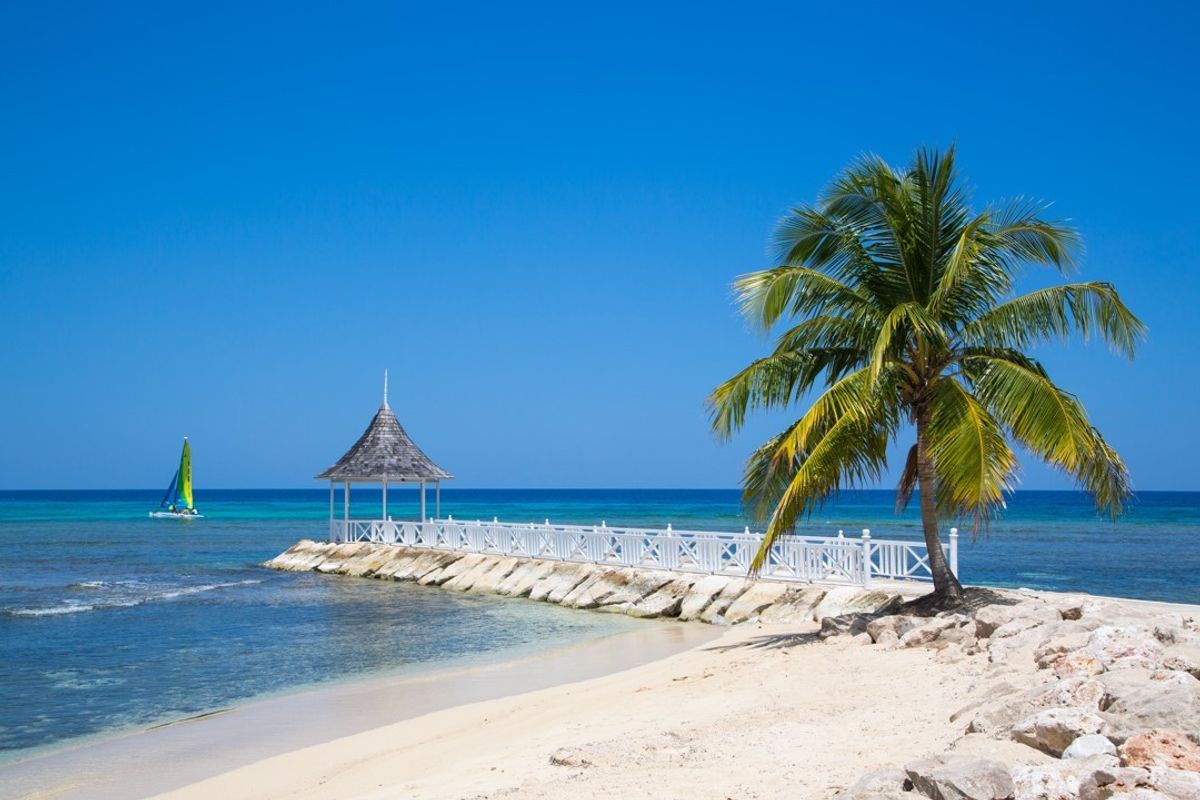 Montego Bay beach Jamaica