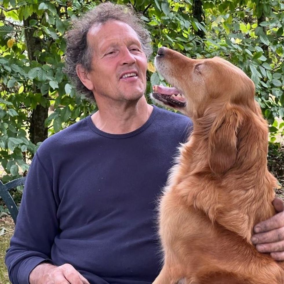 Monty Don and his dog Nell