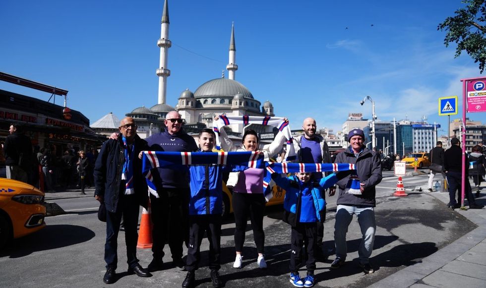 More than 2,000 Rangers fans have travelled to the Fenerbahce matchu200b