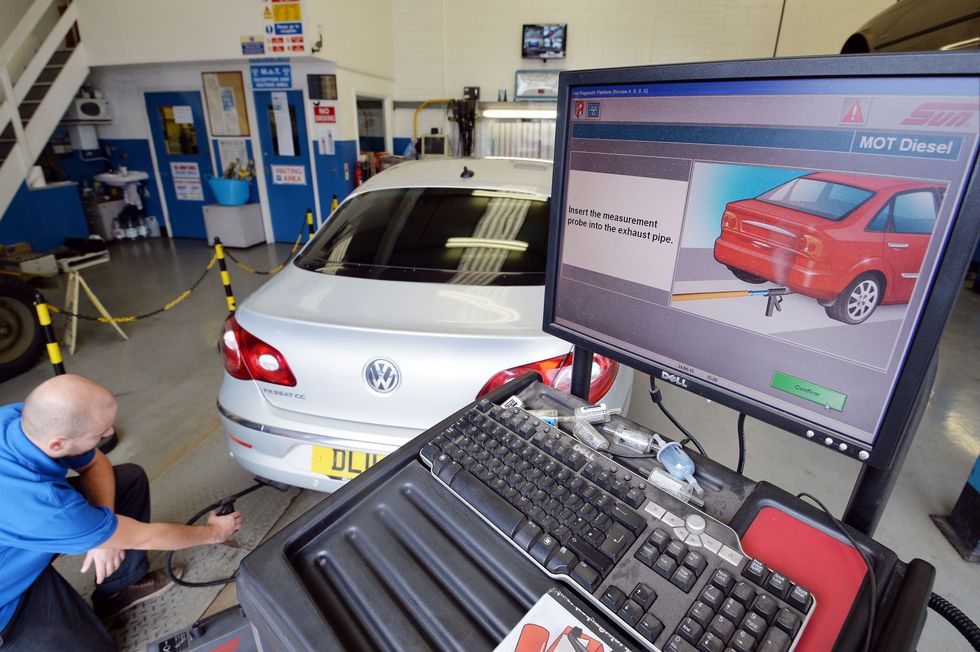 mot test for new cars