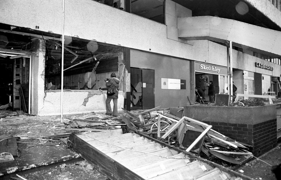 Mulberry Bush pub after the attack