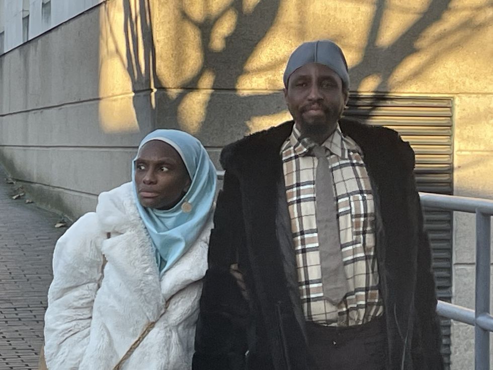 Naiyahmi (left) and Tai Yasharahyalah outside Coventry Crown Court