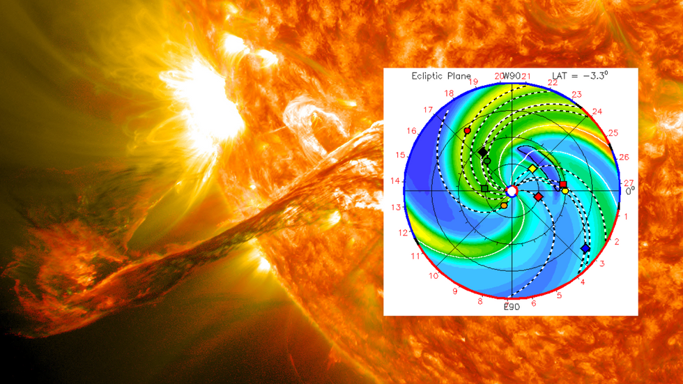 Solar flares blasting from the Sun spark high-frequency radio blackouts ...