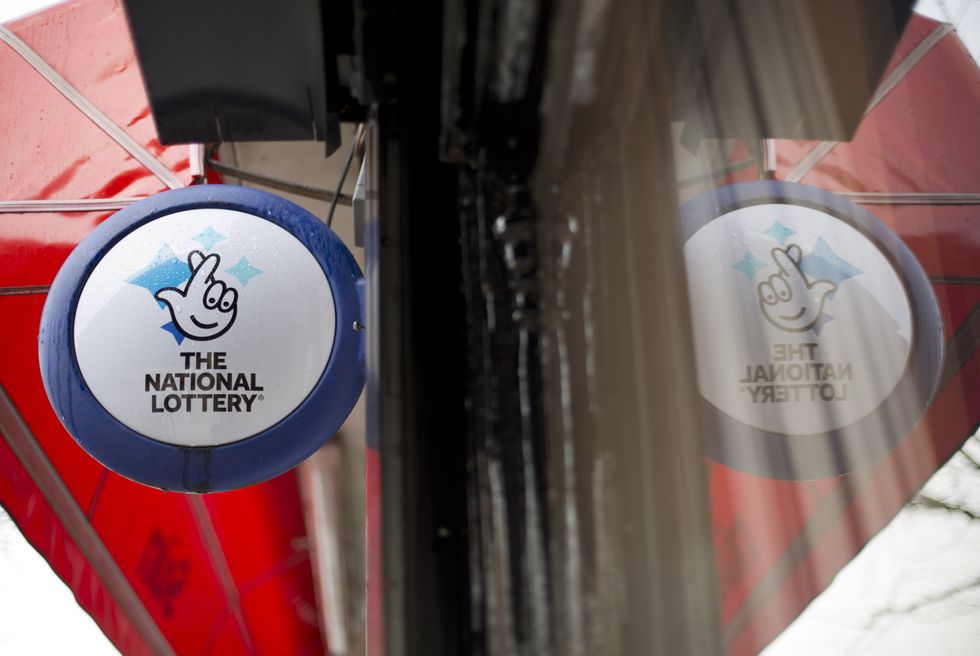 National Lottery sign (Stock)