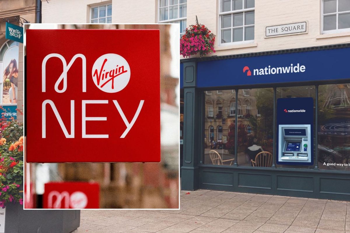 Nationwide and Virgin Money branch signs 