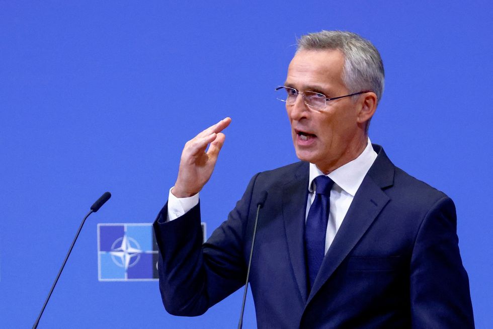 NATO Secretary General Stoltenberg holds news conference in Brussels