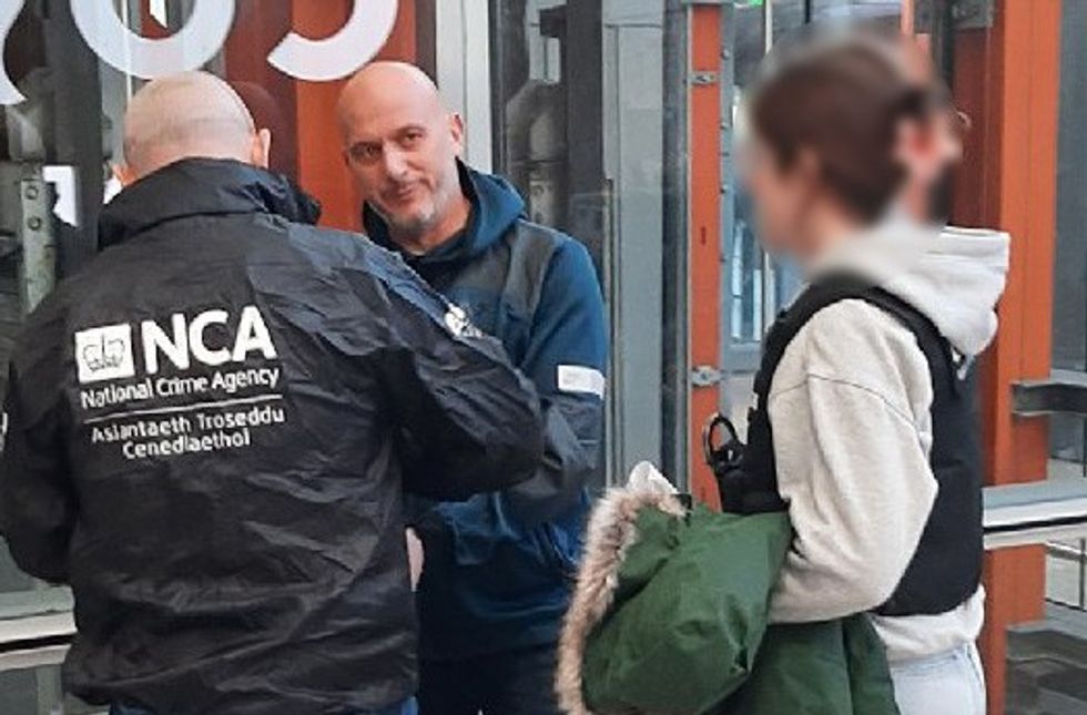 NCA officers arrested Arsen Feci, 46, from Broxtowe Street, Nottingham, on his return to Heathrow airport